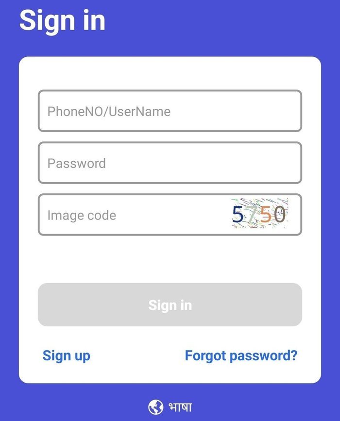 IncoinPay Login Screen Breakdown